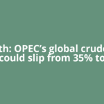 Oil math: OPEC’s global crude share could slip from 35% to